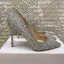 Sparkly Sølv Aften Paljetter Pumps 2020 12 cm Stiletthæler Spisse Pumps