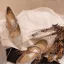 Charmant Champagne Argenté Perle Plate Chaussure De Mariée 2020 Faux Diamant À Bout Pointu Mariage