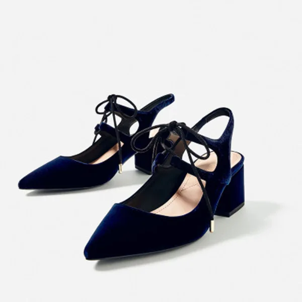 Schlicht Sommer Slingpumps Schwarz Freizeit Wildleder Sandalen Damen 2020 5 cm Thick Heels Peeptoes Sandaletten