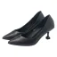 Proste / Simple Białe Biuro OL Czółenka 2020 Skórzany 6 cm Szpilki Peep Toe Czółenka