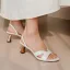Modest / Simple Summer Brown Street Wear Womens Sandals 2020 Leather 6 cm Stiletto Heels Open / Peep Toe Sandals