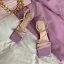 Simple Été Ivoire Vêtement de rue Sandales Femme 2020 Cuir Bride Cheville 5 cm Talons Aiguilles Peep Toes / Bout Ouvert Sandales