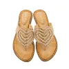 Mooie / Prachtige Zomer Witte Toevallig Pantoffel & Slippers 2020 Parel Rhinestone Peep Toe Sandalen Dames
