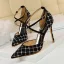 Charming Champagne Rhinestone Evening Party Womens Shoes 2020 Satin X-Strap 10 cm Stiletto Heels Pointed Toe Sandals