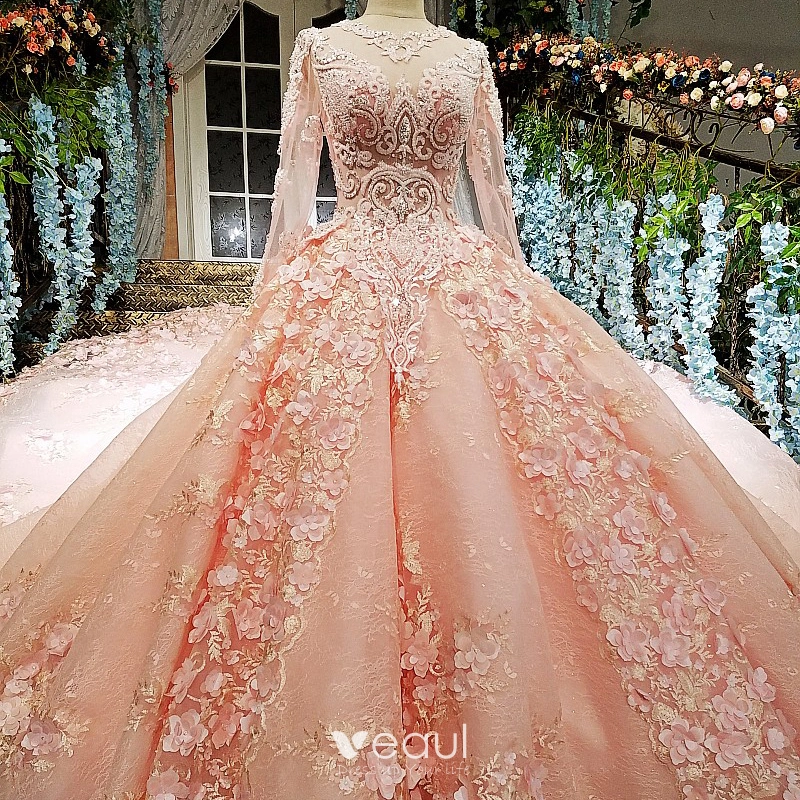 Rose gold quinceanera dresses cheap 2018