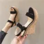 Chic / Beautiful Clover Green Street Wear Suede Womens Sandals 2020 9 cm Wedges Open / Peep Toe Sandals