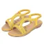 Snygga / Fina Svarta Casual Platt Sandaler Dam 2020 Rhinestone Peep Toe Sandaler