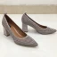 Enkla Svarta Casual Pierced Sandaler Dam 2020 Läder 7 cm Tjocka Klackar Spetsiga Sandaler