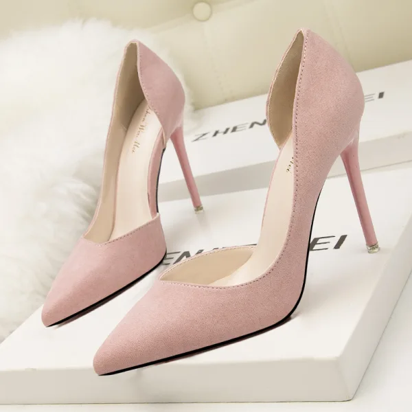 Chic / Beautiful Black Office OL Womens Shoes 2020 10 cm Stiletto Heels Pointed Toe Heels