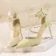 Chic / Beautiful Fuchsia Cocktail Party Suede Womens Sandals 2020 Ankle Strap 10 cm Stiletto Heels Pointed Toe Sandals