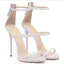 Sexy Noire Cocktail Sandales Femme 2020 Bride Cheville 12 cm Talons Aiguilles Peep Toes / Bout Ouvert Sandales