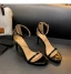 Sexy Silver Cocktail Party Womens Sandals 2020 Ankle Strap 8 cm Stiletto Heels Open / Peep Toe Sandals