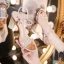 Sexy Champagne Evening Party Crystal Womens Sandals 2020 Rhinestone 8 cm Thick Heels Open / Peep Toe Sandals