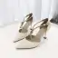 Fashion Black Street Wear Womens Sandals 2020 Rhinestone X-Strap 8 cm Stiletto Heels Pointed Toe Sandals