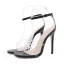 Sexy Club de carnaval Noire Sandales Femme Bride Cheville 2021 11 cm Talons Aiguilles Peep Toes / Bout Ouvert Sandales Talons Hauts