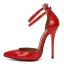 Chic / Belle Noire Club de carnaval Sandales Femme 2020 Bride Cheville 13 cm Talons Aiguilles À Bout Pointu Sandales