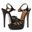 Sexy White Street Wear Womens Sandals 2020 Ankle Strap 16 cm Stiletto Heels Open / Peep Toe Sandals