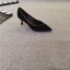Vintage / Retro Black Prom Pumps 2020 Suede Rhinestone 7 cm Stiletto Heels Pointed Toe Pumps