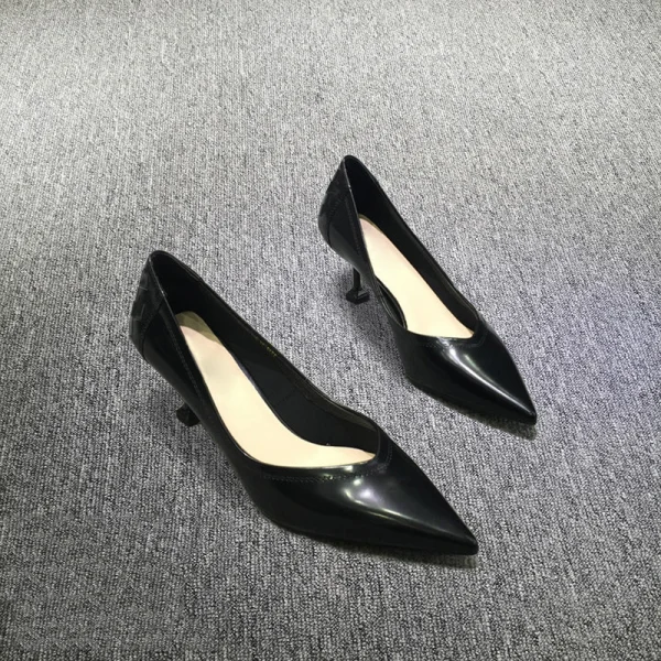 Modest / Simple Sage Green Casual Pumps 2020 6 cm Stiletto Heels Pointed Toe Pumps