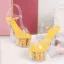 Transparent Été Blanche Jardin / Extérieur Cristal Sandales Femme 2020 17 cm Talons Épais Peep Toes / Bout Ouvert Sandales