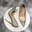 Scintillantes Doré Soirée Tresser Escarpins 2020 Paillettes 12 cm Talons Aiguilles À Bout Pointu Escarpins