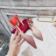 Schöne Sommer Beige Strassenmode Pailletten Flache Sandalen Damen 2020 Knöchelriemen Spitzschuh Sandaletten
