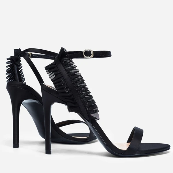 Chic / Beautiful Ocean Blue Cocktail Party Womens Sandals 2020 Leather Ankle Strap 9 cm Stiletto Heels Open / Peep Toe Sandals