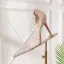 Transparent Sexy Nude Abend Strass Pumps 2020 10 cm Stilettos Spitzschuh Pumps
