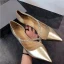 Snygga / Fina Silver Casual Läder Damskor 2020 Rhinestone 7 cm Stilettklackar Spetsiga Högklackade