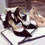 Fashion Nude Pageant Womens Sandals 2020 Ankle Strap Rhinestone 10 cm Stiletto Heels Pointed Toe Sandals