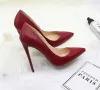 Chic / Beautiful Brown Office OL Pumps 2020 12 cm Stiletto Heels Pointed Toe Pumps