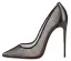 Sexy Black See-through Pierced Pumps 2020 Rave Club 12 cm Stiletto Heels Pointed Toe Pumps