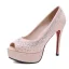 Mode Svarta Fest Rhinestone Damskor 2020 12 cm Stilettklackar Peep Toe Pumps