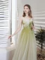 Chic / Beautiful Green Prom Dresses 2021 A-Line / Princess Strapless Beading Sequins Appliques Sleeveless Backless Floor-Length / Long Prom Formal Dresses