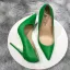 Schöne Grün Strassenmode Pumps 2020 12 cm Stilettos Spitzschuh Pumps