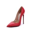 Enkel Svart Kontor OL Lær Pumps 2020 11 cm Stiletthæler Spisse Pumps