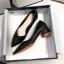 Chic / Belle Noire Bureau OL Escarpins 2020 4 cm Talons Épais Talon Bas À Bout Pointu Escarpins