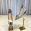 Sparkly Champagne Evening Party Sequins Pumps 2020 Rhinestone 8 cm Stiletto Heels Pointed Toe Pumps