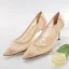 Charming Champagne Rhinestone Wedding Shoes 2020 Leather 7 cm Stiletto Heels Pointed Toe Wedding Pumps