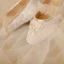 Vintage / Retro Chinese style Ivory Embroidered Butterfly Flat Wedding Shoes 2020 Round Toe