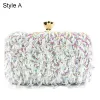 Sparkly Multi-Colors Sequins Square Cocktail Party Clutch Bags 2021