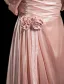 Sexy Rosa Gespaltete Front Glanz Abendkleider 2025 Meerjungfrau Bandeau Ärmellos Rückenfreies Sweep / Pinsel Zug Abend Festliche Kleider