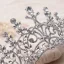 Mode Silver Brudsmycken 2017 Kristall Rhinestone Metall Tiara