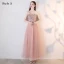 Élégant Nues Robe De Soirée 2018 Princesse En Dentelle Appliques Perle Faux Diamant Une épaule Dos Nu Sans Manches Longueur Cheville Robe De Ceremonie