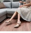 Glittrande Charmig Champagne Brudskor 2020 Läder Rhinestone Pärla 8 cm Stilettklackar Spetsiga Bröllop Pumps
