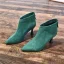 Modest / Simple Black Street Wear Ankle Suede Womens Boots 2020 Leather 6 cm Stiletto Heels Pointed Toe Boots