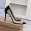 Uroczy Złote Rhinestone Przezroczyste Buty Ślubne 2020 Skórzany 10 cm Szpilki Szpiczaste Ślub Czółenka