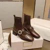 Schön Vintage Schwarz Strassenmode Ankle Boots Stiefel Stiefel Damen 2020 4 cm Thick Heels Low Heel Quadratische Zehe Stiefel