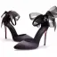 Schöne Dunkelgrün Ball Sandalen Damen 2020 Satin Schleife Knöchelriemen 11 cm Stilettos Spitzschuh Sandaletten