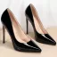 Schöne Weiß Ball 2020 Pumps Lackleder 12 cm Stilettos Spitzschuh Pumps
